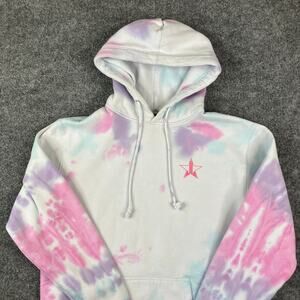 Jeffree Star Hoodie Mens L Tie-Dye Pullover Pastel Graphic Logo Streetwear